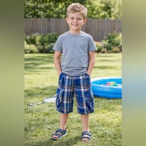 Gap Boys' Plaid Ranger Shorts